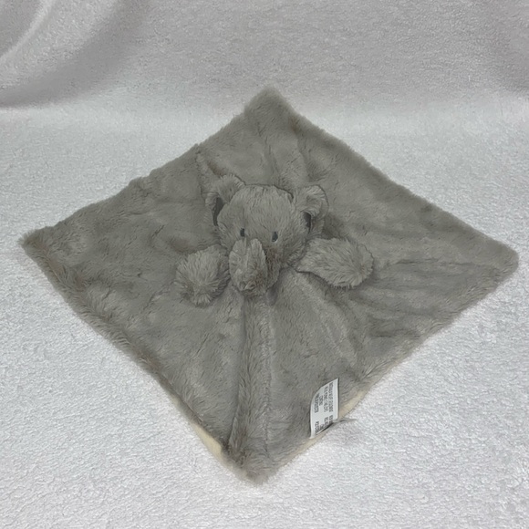 Kellytoy Lovey Blanket Gray Elephant Security K Luxe Plush Baby Toy - Picture 1 of 4